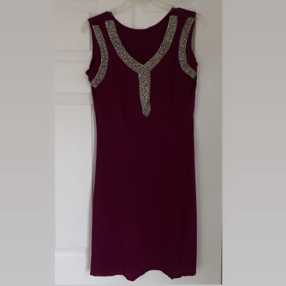 Cocktail Maroon Dress